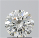 Natural Diamond 1.20 Carats, Round with Excellent Cut, K Color, SI2 Clarity and Certified by GIA