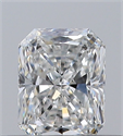 Natural Diamond 0.31 Carats, Radiant with  Cut, F Color, VVS1 Clarity and Certified by GIA