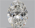 Diamante Natural 0.52 quilates, Ovalado , Color G, claridad VVS1 y certificado GIA