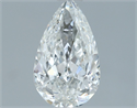 Natural Diamond 1.00 Carats, Pear with  Cut, G Color, SI2 Clarity and Certified by GIA
