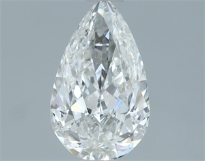 Picture of Natural Diamond 1.00 Carats, Pear with  Cut, G Color, SI2 Clarity and Certified by GIA