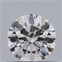 Natural Diamond 0.45 Carats, Round with Excellent Cut, H Color, VVS2 Clarity and Certified by GIA