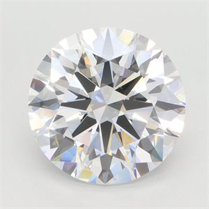 Picture of Lab Grown Diamond 5.01 Carats, Round with Ideal Cut, E Color, IF Clarity and Certified by IGI