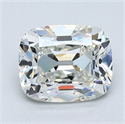 Natural Diamond 1.66 Carats, Oval with  Cut, I Color, SI1 Clarity and Certified by GIA
