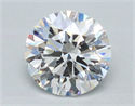 Lab Grown Diamond 2.00 Carats, Round with Excellent Cut, D Color, VVS2 Clarity and Certified by IGI