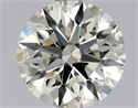 Diamante Natural 0.91 quilates, Redondo , Color K, claridad VS1 y certificado GIA