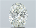 Natural Diamond 1.70 Carats, Oval with  Cut, J Color, VS2 Clarity and Certified by GIA