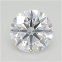 Lab Grown Diamond 3.28 Carats, Round with Excellent Cut, D Color, VVS1 Clarity and Certified by GIA