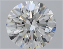 Natural Diamond 2.50 Carats, Round with Very Good Cut, H Color, IF Clarity and Certified by GIA