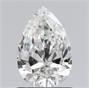 Diamante Natural 0.70 quilates, De pera , Color G, claridad SI1 y certificado GIA