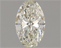 Natural Diamond 0.71 Carats, Oval with  Cut, J Color, IF Clarity and Certified by GIA