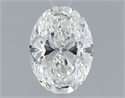 Diamante Natural 0.60 quilates, Ovalado , Color F, claridad VVS2 y certificado GIA