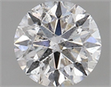 Natural Diamond 1.00 Carats, Round with Excellent Cut, E Color, I1 Clarity and Certified by GIA