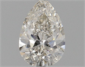 Diamante Natural 0.72 quilates, De pera , Color K, claridad SI1 y certificado GIA