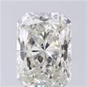 Natural Diamond 2.52 Carats, Radiant with  Cut, J Color, SI2 Clarity and Certified by GIA