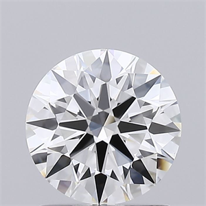 Picture of Lab Grown Diamond 1.04 Carats, Round with Ideal Cut, E Color, VVS2 Clarity and Certified by IGI