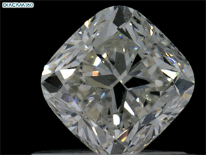 Picture of Natural Diamond 0.74 Carats, Cushion with  Cut, H Color, SI2 Clarity and Certified by GIA