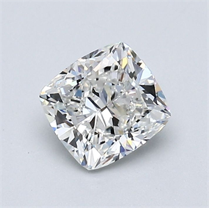 Foto Diamante Natural 1.00 quilates, Del cojín , Color G, claridad VVS2 y certificado GIA de