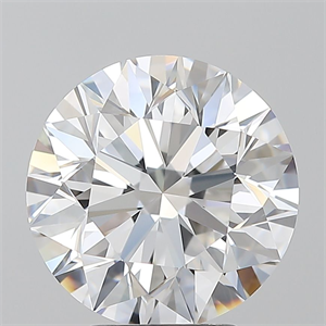Picture of Natural Diamond 4.00 Carats, Round with Excellent Cut, D Color, IF Clarity and Certified by GIA