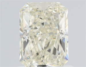 Picture of Natural Diamond 1.01 Carats, Radiant with  Cut, N Color, VS1 Clarity and Certified by GIA