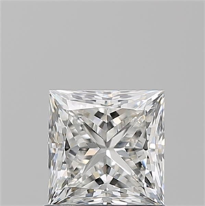 Picture of Natural Diamond 1.01 Carats, Princess with  Cut, F Color, VVS2 Clarity and Certified by GIA