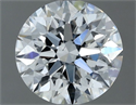 Natural Diamond 0.71 Carats, Round with Excellent Cut, E Color, SI1 Clarity and Certified by GIA