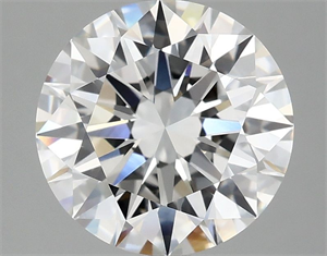 Picture of Lab Grown Diamond 3.06 Carats, Round with Excellent Cut, F Color, VVS2 Clarity and Certified by IGI