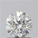 Natural Diamond 1.00 Carats, Round with Excellent Cut, H Color, SI1 Clarity and Certified by GIA