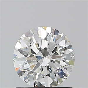 Picture of Natural Diamond 1.00 Carats, Round with Excellent Cut, H Color, SI1 Clarity and Certified by GIA