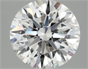 Del inventario de diamantes de laboratorio, 3.09 quilates, Redondo , Color F, claridad VVS2 y certificado IGI