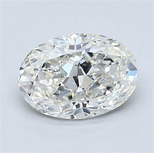 Foto Diamante Natural 1.30 quilates, Ovalado , Color I, claridad VS2 y certificado GIA de