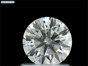 Picture of Natural Diamond 0.93 Carats, Round with Excellent Cut, I Color, VVS2 Clarity and Certified by GIA