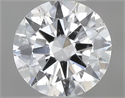 Natural Diamond 0.50 Carats, Round with Very Good Cut, D Color, SI1 Clarity and Certified by GIA