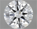Diamante Natural 0.50 quilates, Redondo , Color D, claridad SI1 y certificado GIA