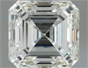 Natural Diamond 0.82 Carats, Asscher with  Cut, K Color, VS1 Clarity and Certified by GIA