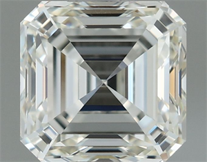 Picture of Natural Diamond 0.82 Carats, Asscher with  Cut, K Color, VS1 Clarity and Certified by GIA