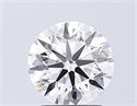 Lab Grown Diamond 1.59 Carats, Round with Ideal Cut, D Color, VS1 Clarity and Certified by IGI