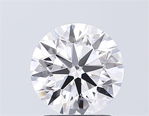 Picture of Lab Grown Diamond 1.59 Carats, Round with Ideal Cut, D Color, VS1 Clarity and Certified by IGI