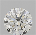 Diamante Natural 0.70 quilates, Redondo , Color I, claridad VVS2 y certificado GIA