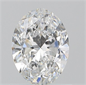 Natural Diamond 0.80 Carats, Oval with  Cut, D Color, VS2 Clarity and Certified by GIA