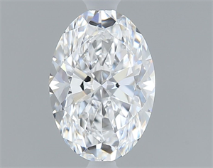 Picture of Natural Diamond 0.53 Carats, Oval with  Cut, D Color, VVS2 Clarity and Certified by GIA