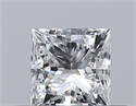 Natural Diamond 0.30 Carats, Princess with  Cut, F Color, VVS2 Clarity and Certified by GIA