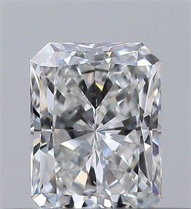 Picture of Natural Diamond 0.30 Carats, Radiant with  Cut, F Color, IF Clarity and Certified by GIA