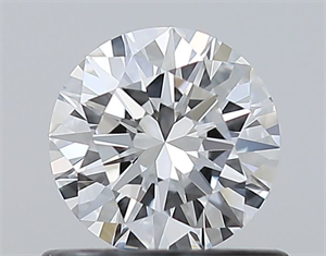 Picture of Natural Diamond 0.60 Carats, Round with Excellent Cut, E Color, VVS1 Clarity and Certified by GIA