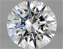 Natural Diamond 0.72 Carats, Round with Excellent Cut, G Color, VS1 Clarity and Certified by GIA