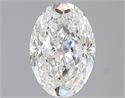 Natural Diamond 2.01 Carats, Oval with  Cut, E Color, SI1 Clarity and Certified by GIA