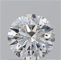 Natural Diamond 0.72 Carats, Round with Excellent Cut, H Color, VVS1 Clarity and Certified by GIA