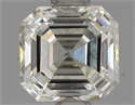 Diamante Natural 1.01 quilates, Asscher , Color J, claridad VS2 y certificado IGI
