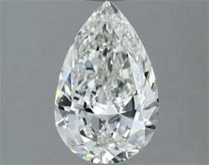 Picture of Natural Diamond 1.00 Carats, Pear with  Cut, H Color, VS1 Clarity and Certified by IGI