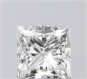 Natural Diamond 1.01 Carats, Princess with  Cut, J Color, SI2 Clarity and Certified by GIA